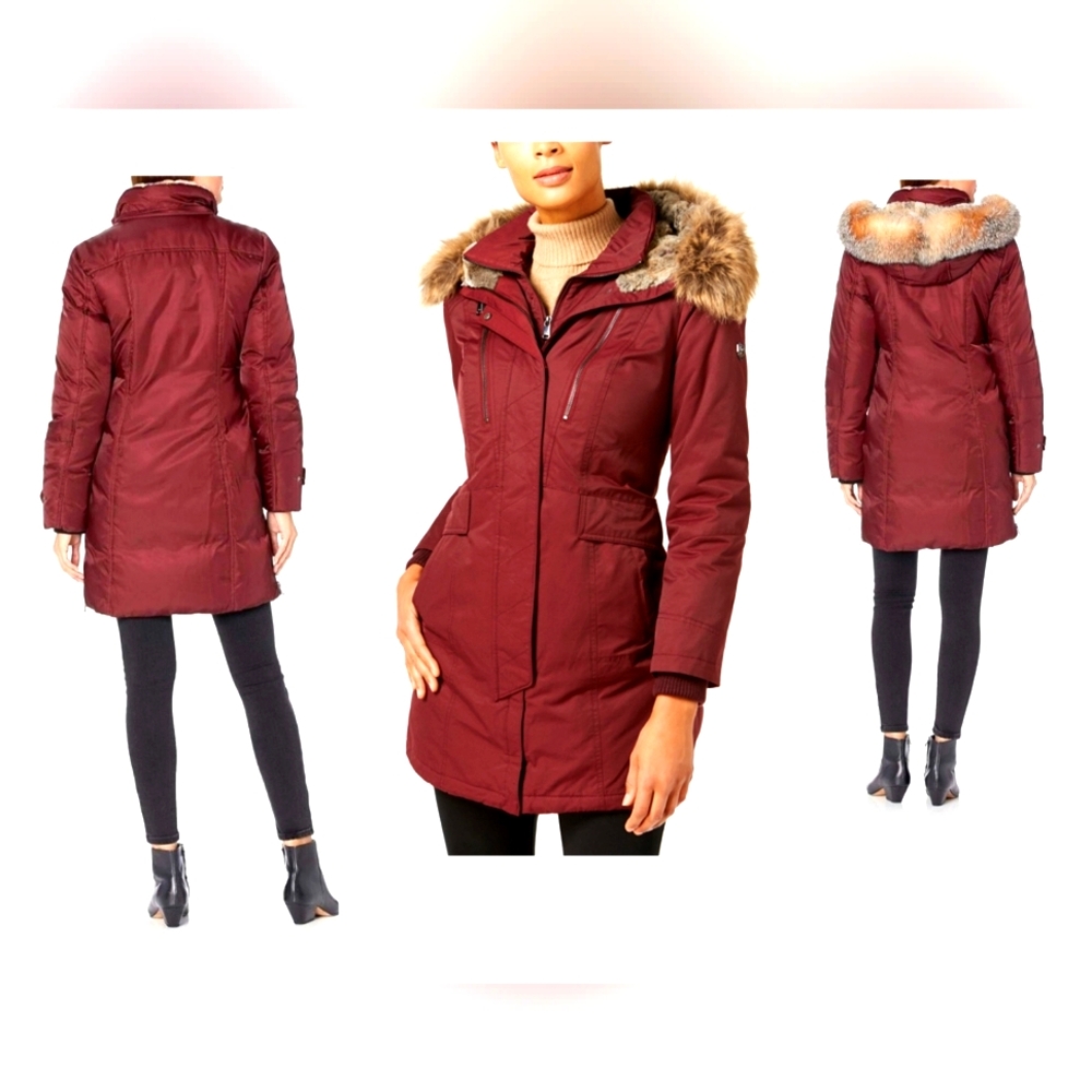 🔥❄️NWOT ONE MADISON EXPEDITION FAUX FUR LINED LAYERED PARK